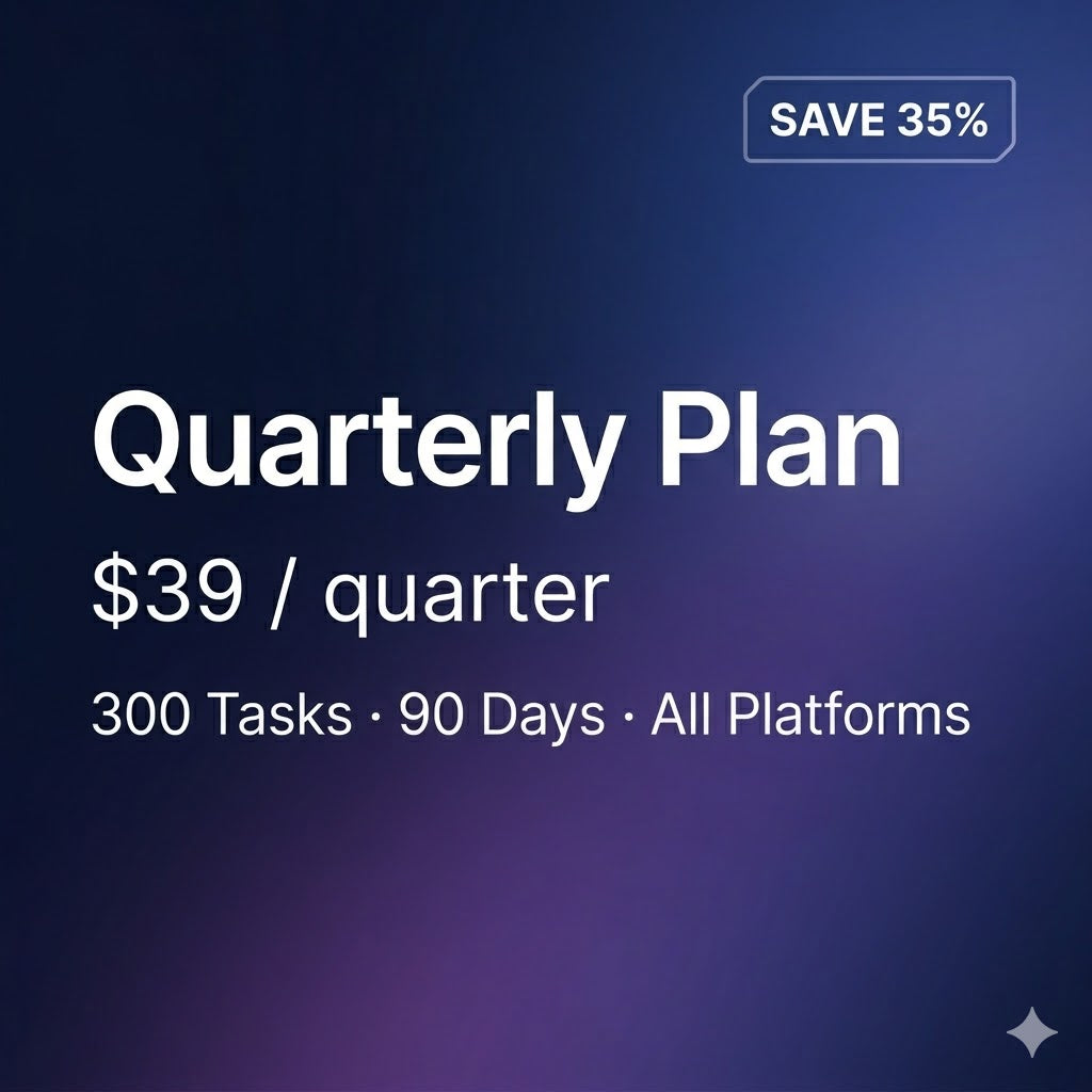 Quarterly Plan — $39