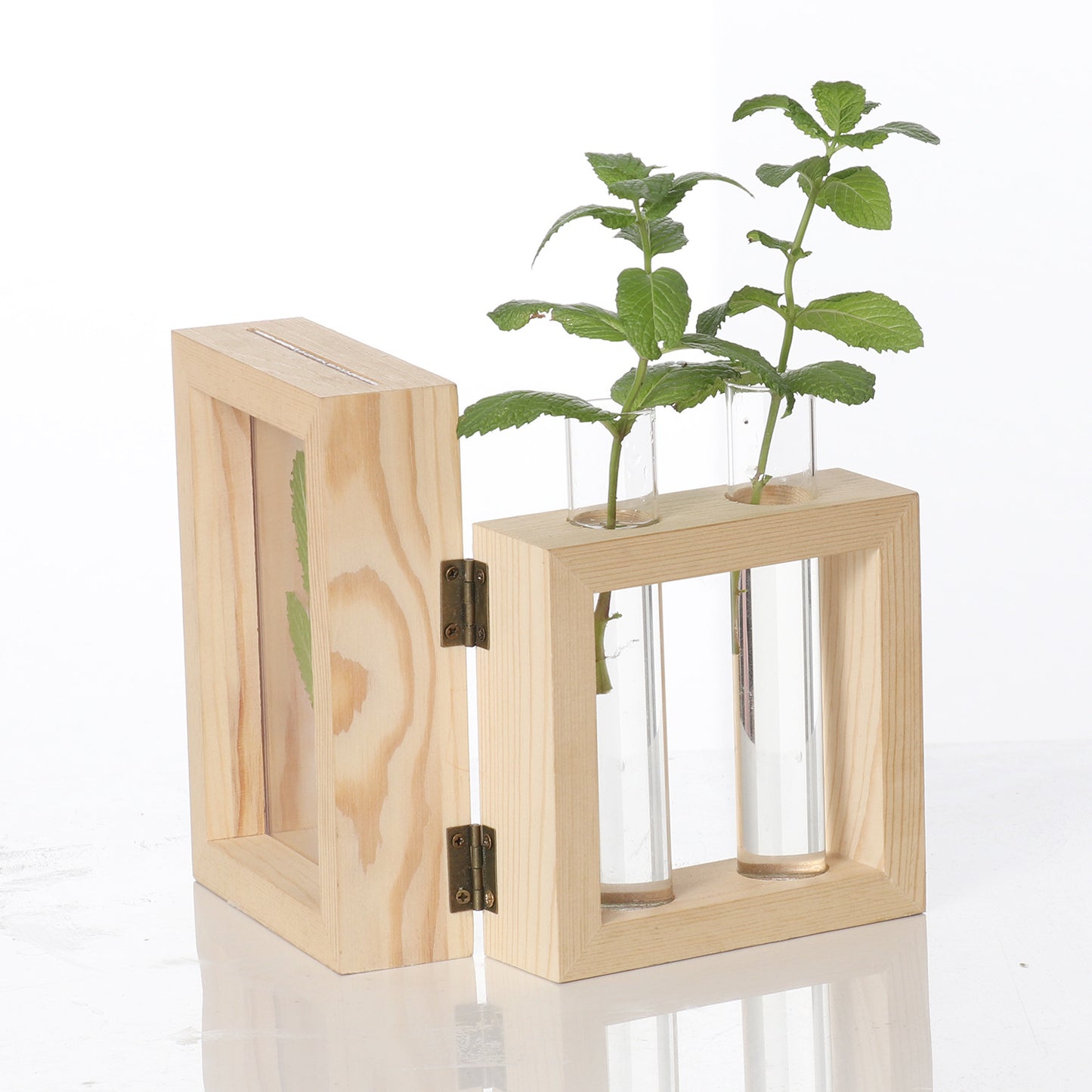 US-Vase & Photo Frame Integrated Decorative Stand-0307