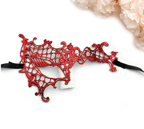US-One-eyed lace mask-0116