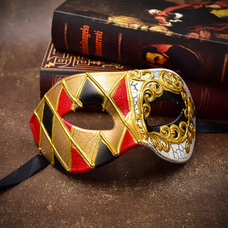 US-Venetian Bell Gentleman Half Mask-0215