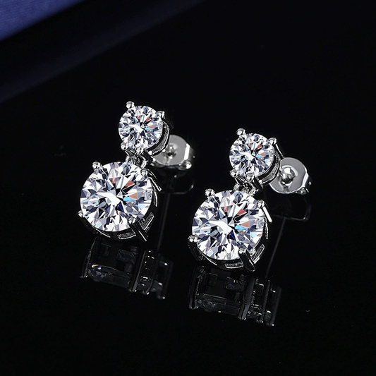 USA-Diamond Dangle Earrings-1223