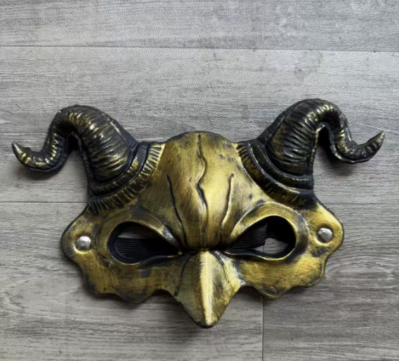 US-Golden Horned Demon Mask-0118
