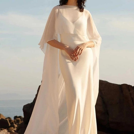 Z-White cloak dress-0515