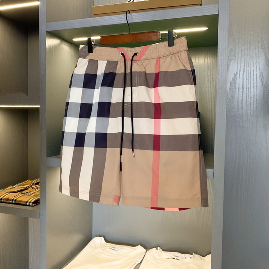 France-Plaid Shorts-0710