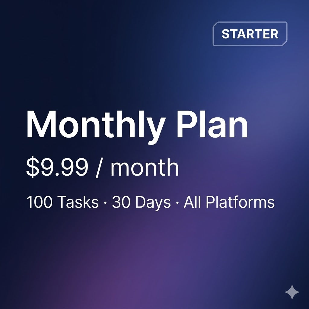 Monthly Plan — $9.99