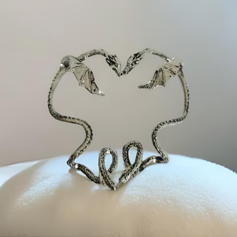 USA-Dragon Clip Earrings-0427