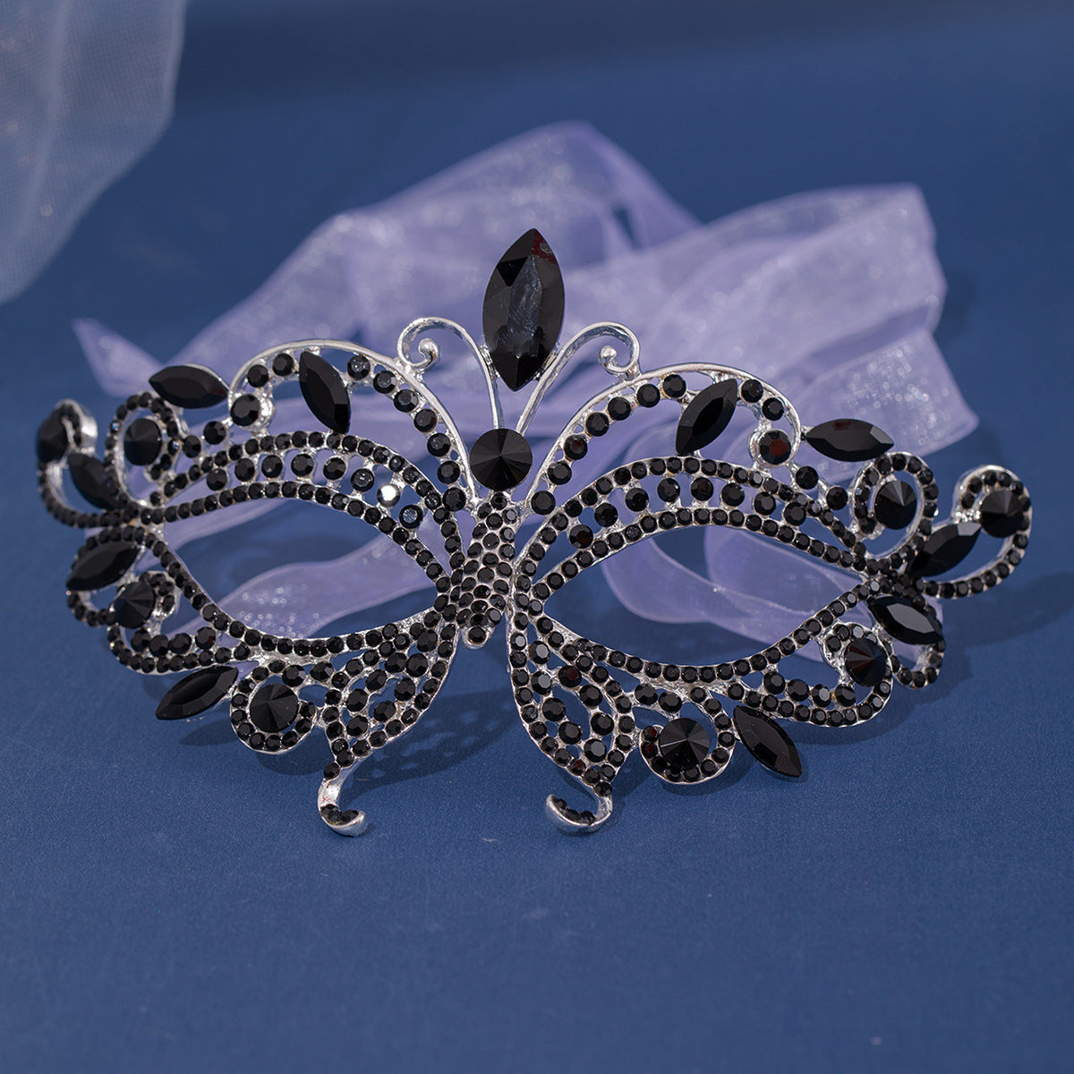 Crystal Tassel Mask-0505