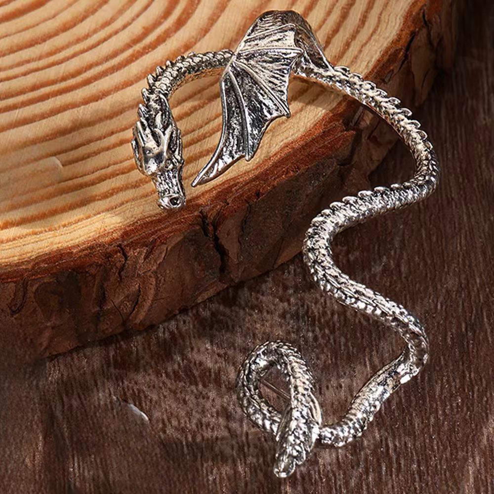 USA-Dragon Clip Earrings-0427