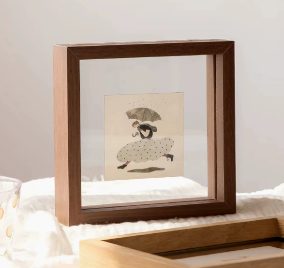 Double-sided glass photo frame-0417
