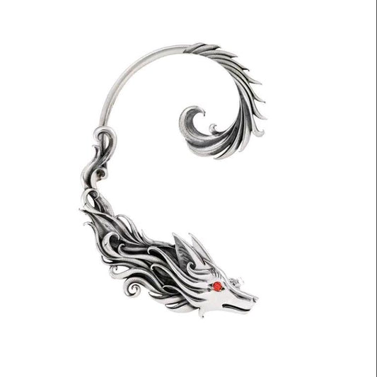 USA-Dragon head earrings-0524
