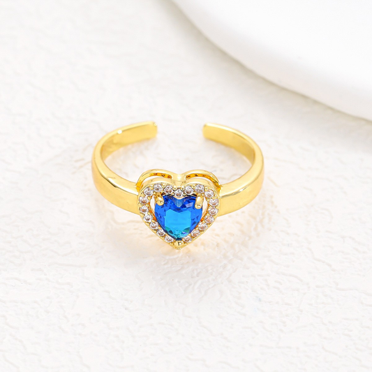 USA-Heart  Ring-0206