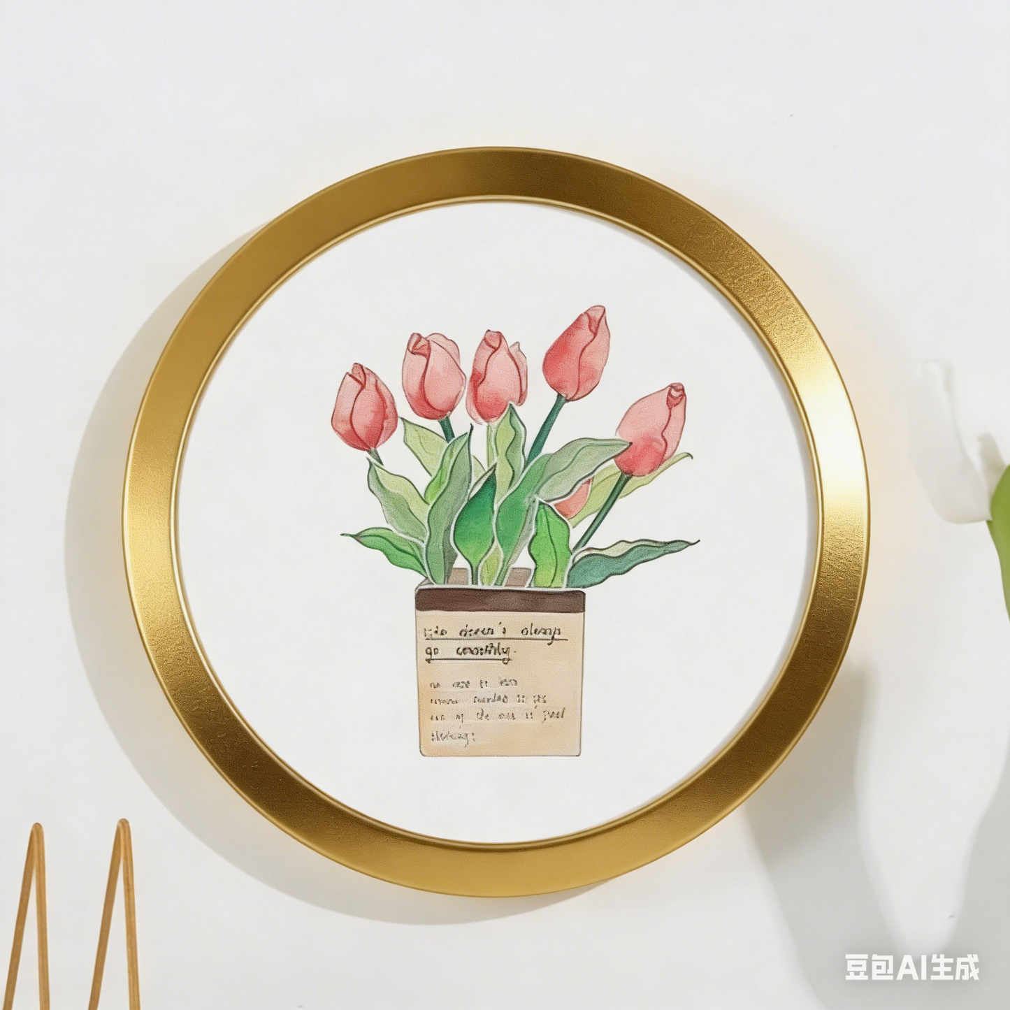 US-Round photo frame-0116